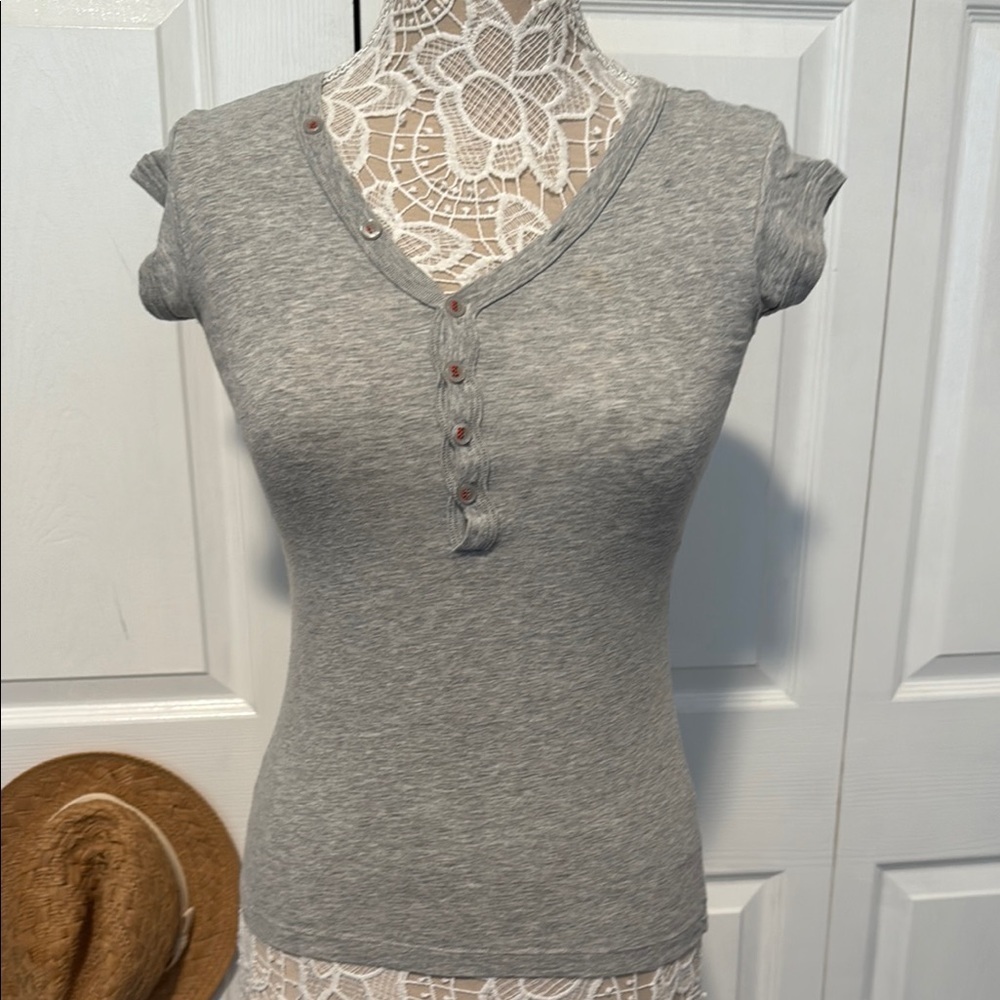 Diesel Heather Gray Short Sleeve Tee Small